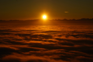 Sunrise above Clouds 4K120574641 300x200 - Sunrise above Clouds 4K - sunrise, Hour, Clouds, Above